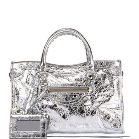 Silver Balenciaga Small Crossbody - Picture 3 of 3
